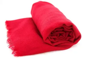 100% Pashmina Shawl in Monk's Robe Red