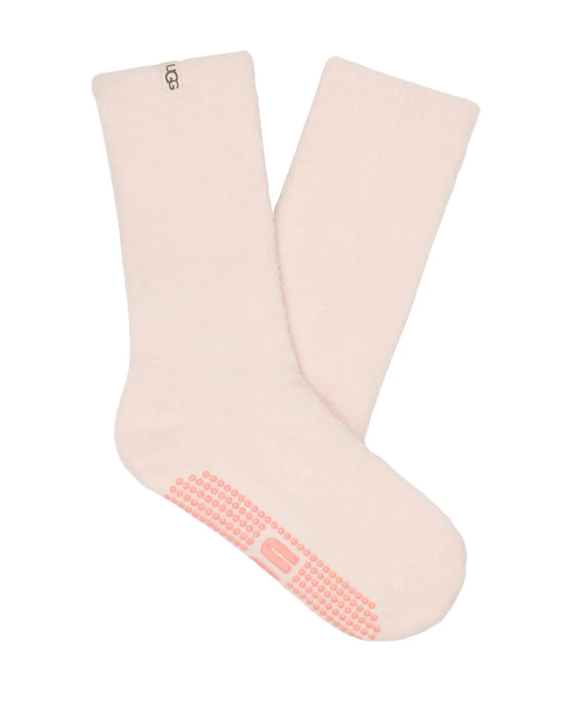 1125530 Cream Paityn Cozy Gripper Crew Socks