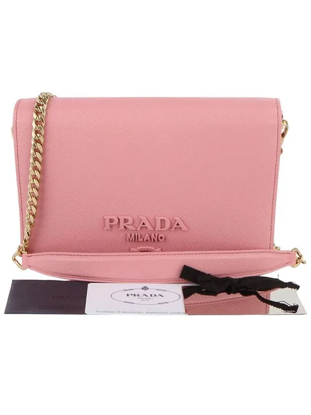 1BP012 Saffiano Lux Mini Shoulder Bag 33524Y