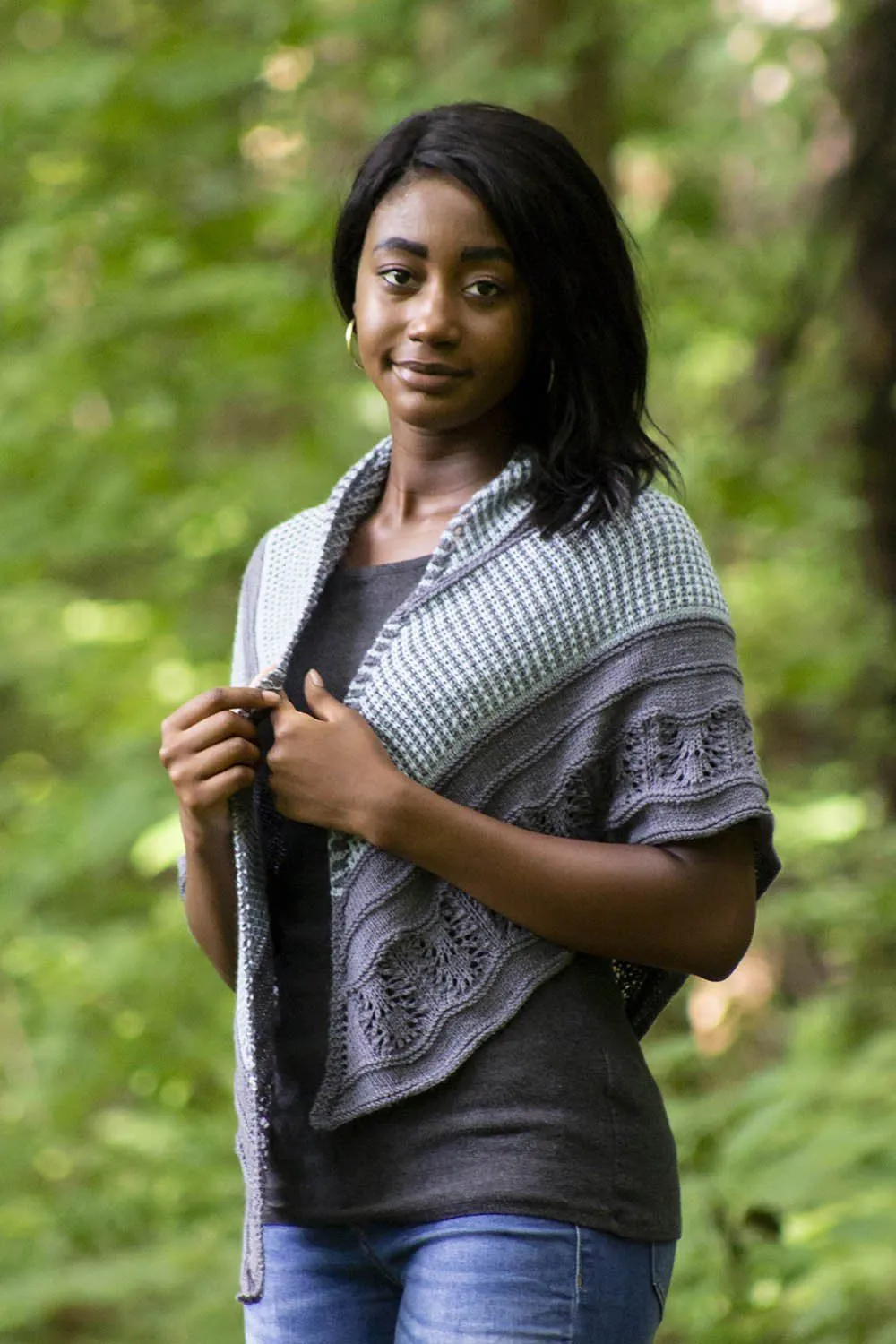 Blue Oak Shawl