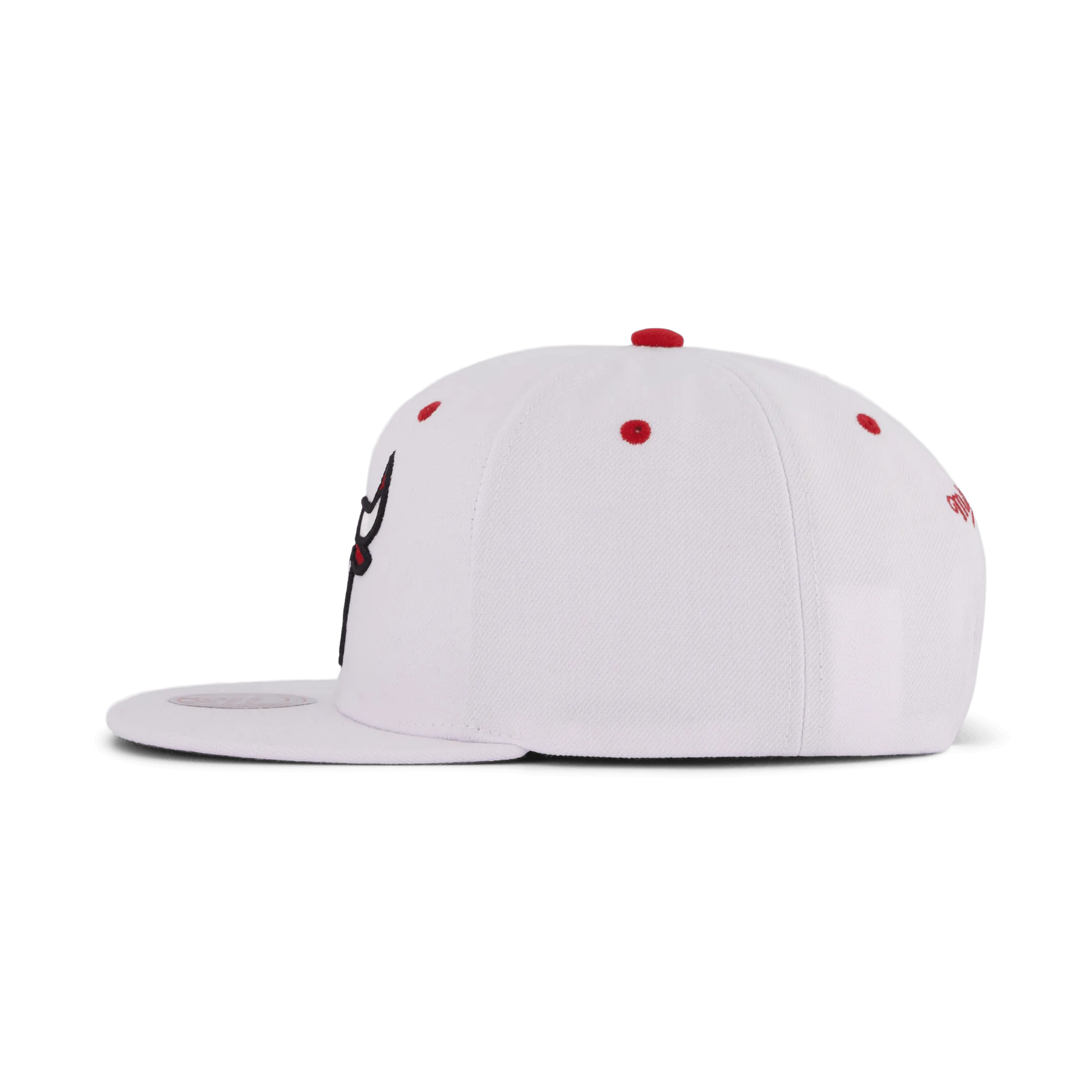 Bulls White Team Color Snapback