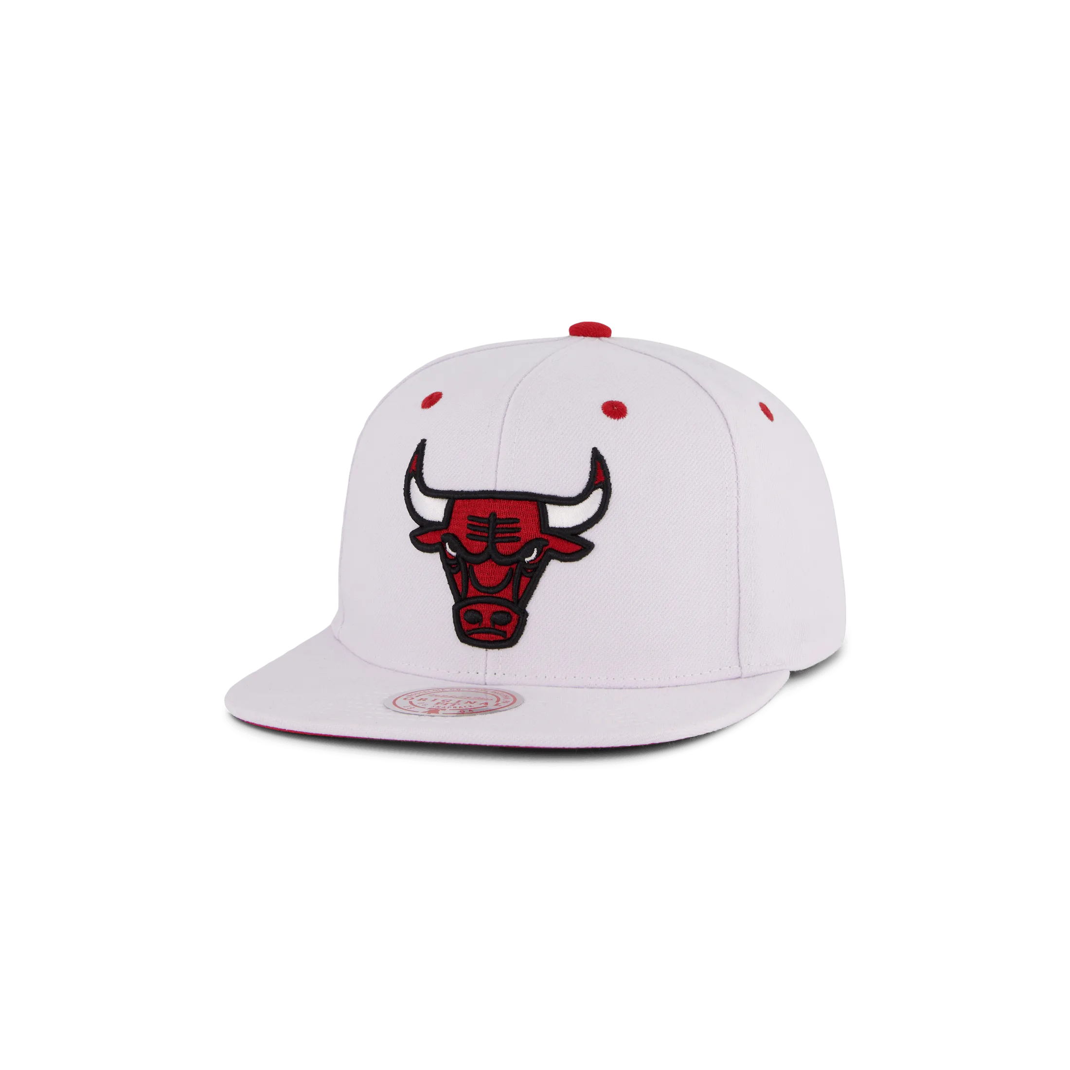 Bulls White Team Color Snapback