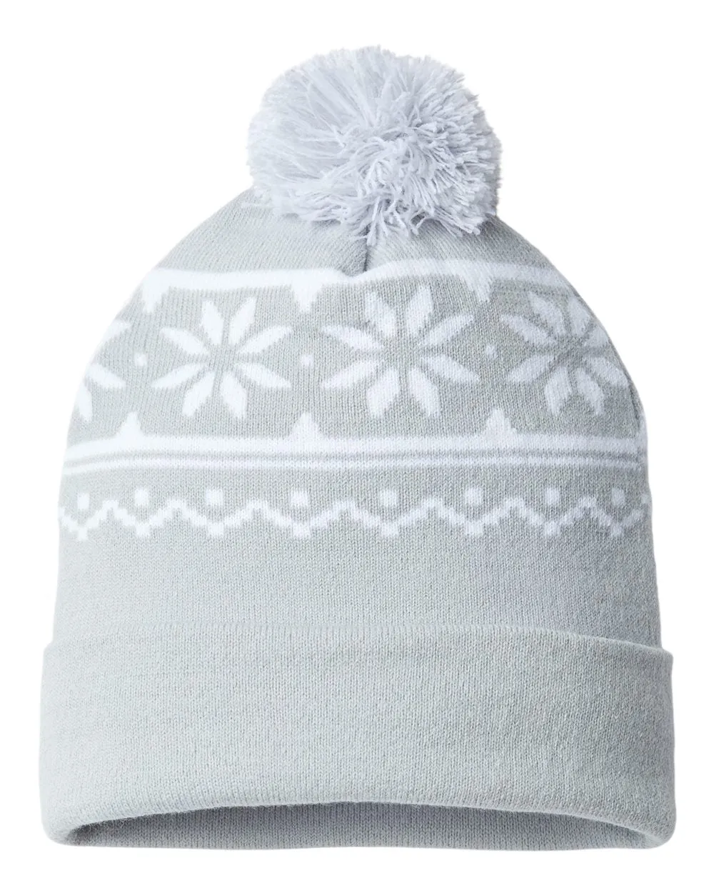 Cap America RKF12 USA-Made Snowflake Beanie