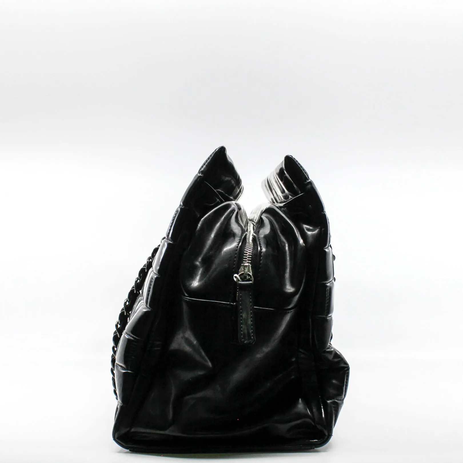 Chanel soft patent leather  black tote