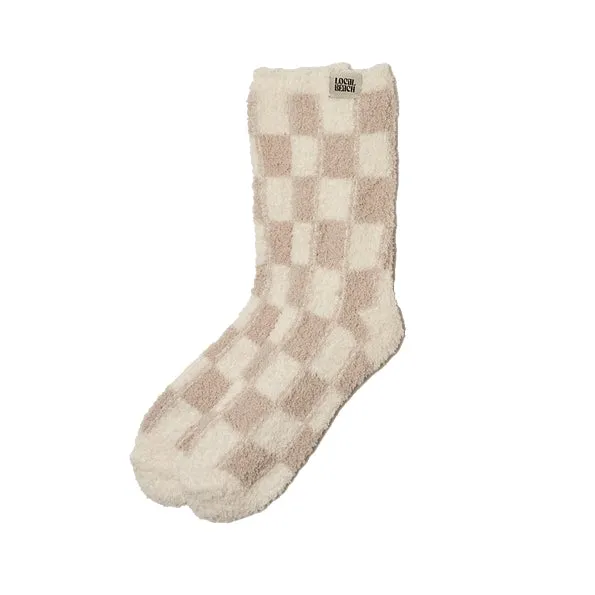 Checker Cozy Socks ~ Various Styles