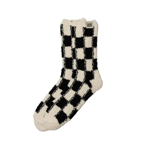 Checker Cozy Socks ~ Various Styles