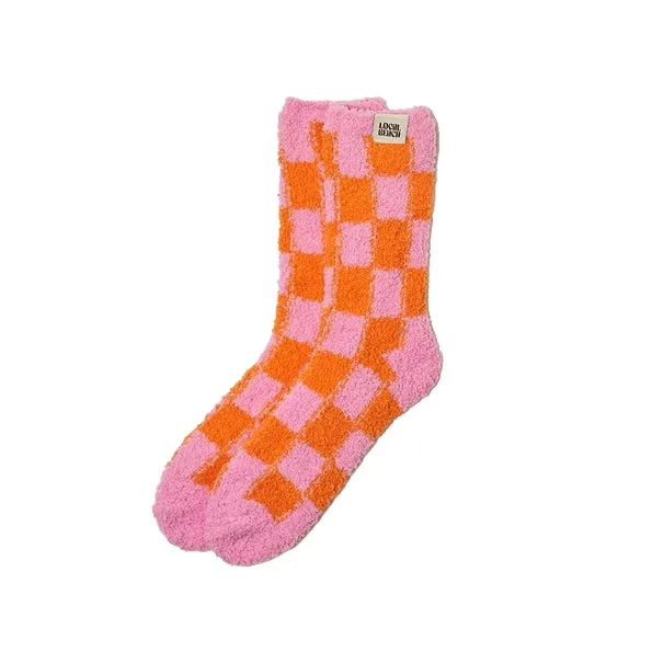 Checker Cozy Socks ~ Various Styles