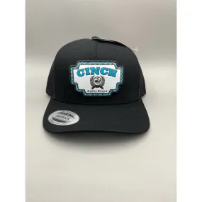 Cinch Rodeo Brand Blue and White patched SnapBack