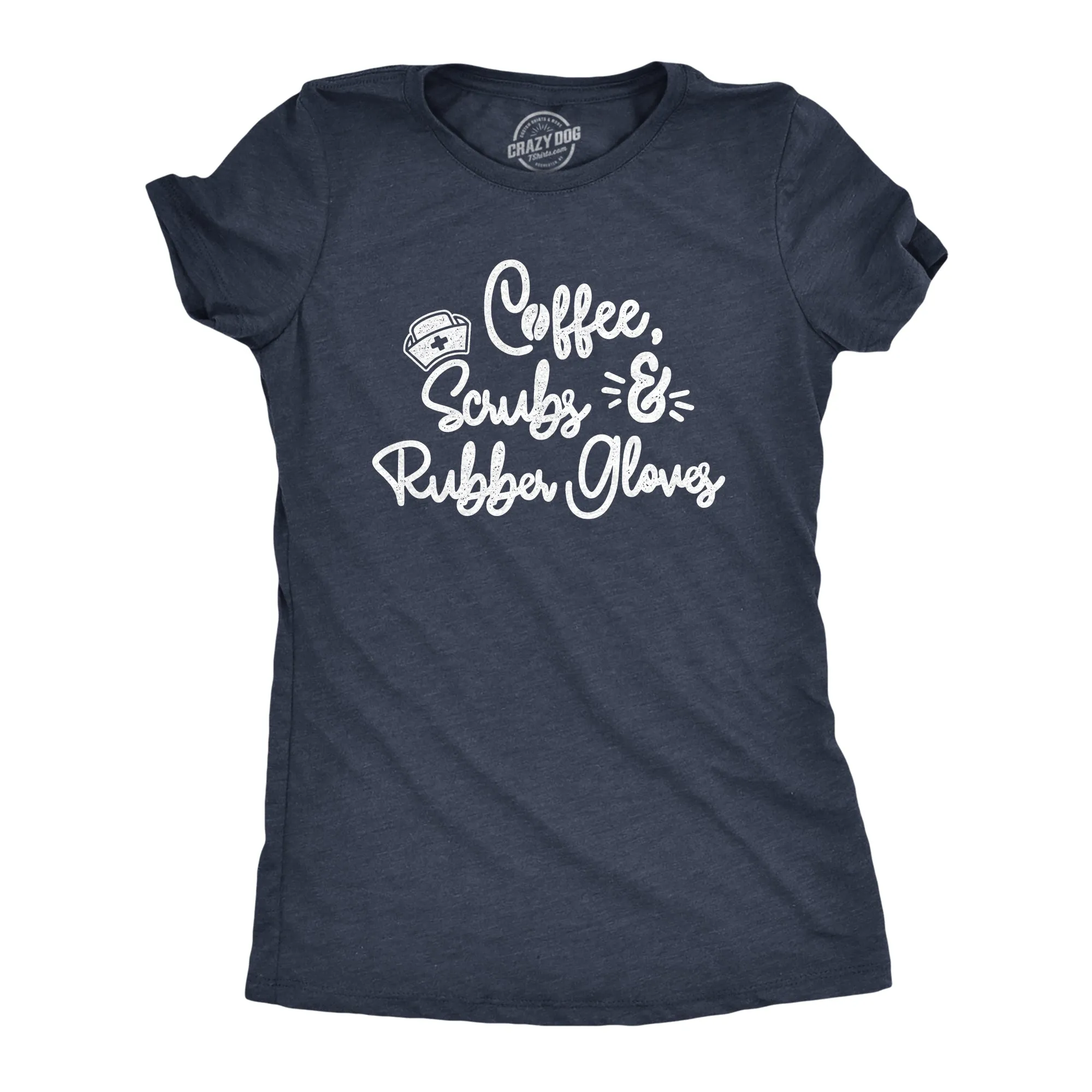 Coffee Scrubs Rubber Gloves Women's T Shirt