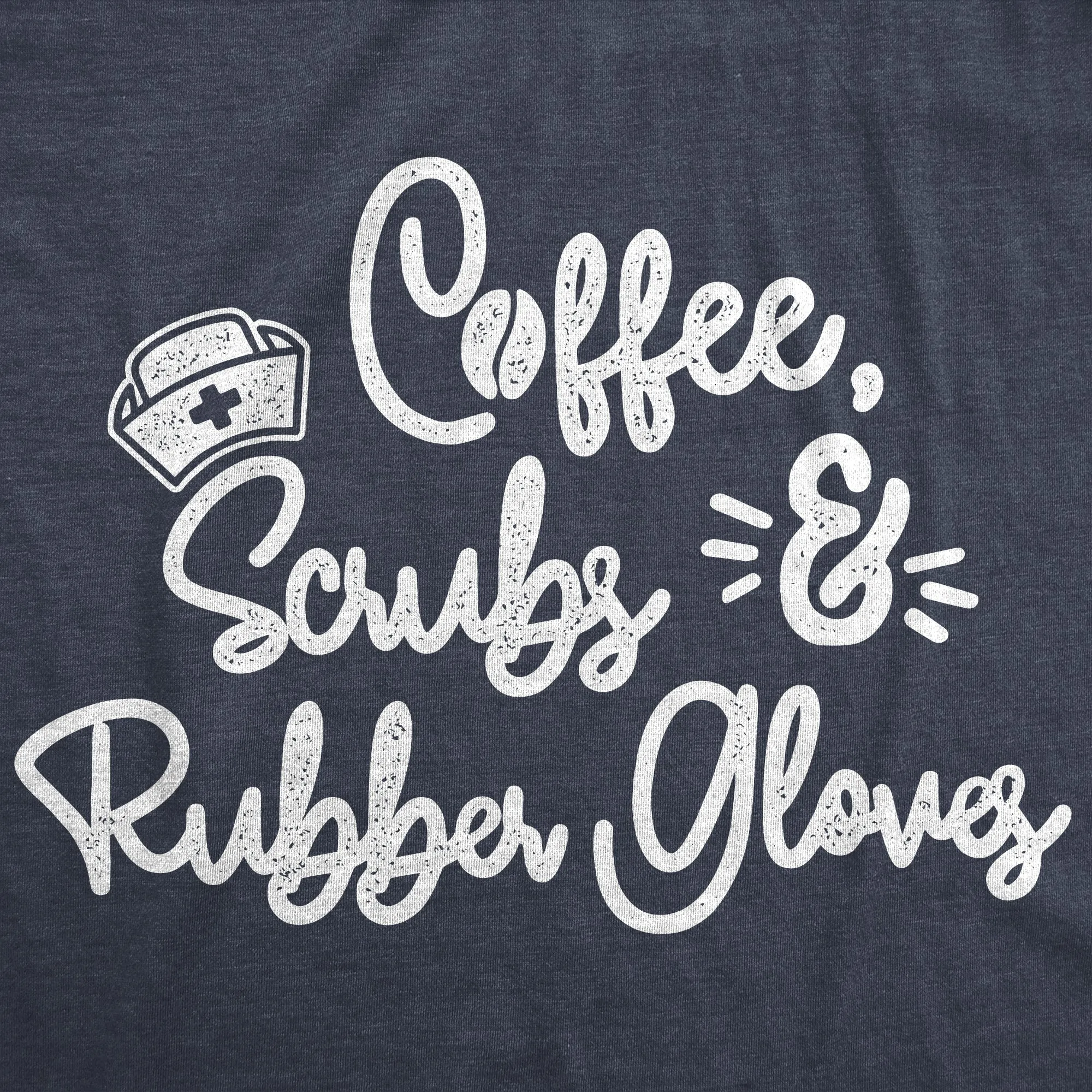 Coffee Scrubs Rubber Gloves Women's T Shirt