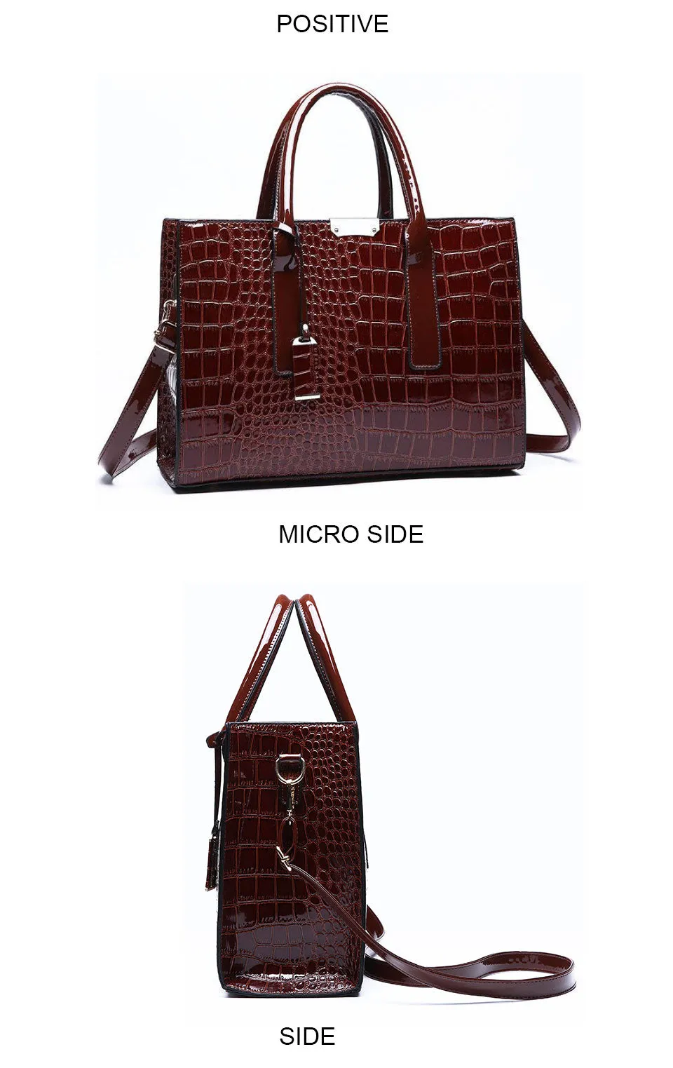 Crocodile Pattern Bag