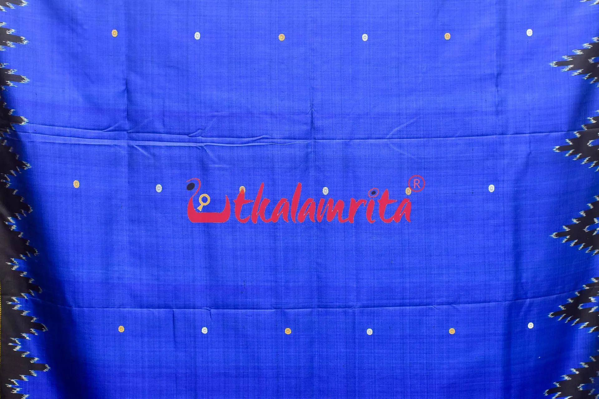 Electric Blue Dongria Silk Saree