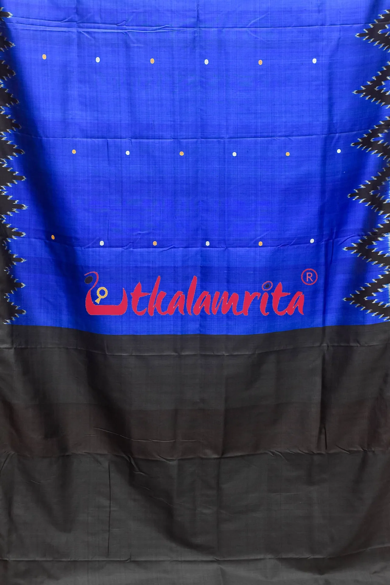 Electric Blue Dongria Silk Saree