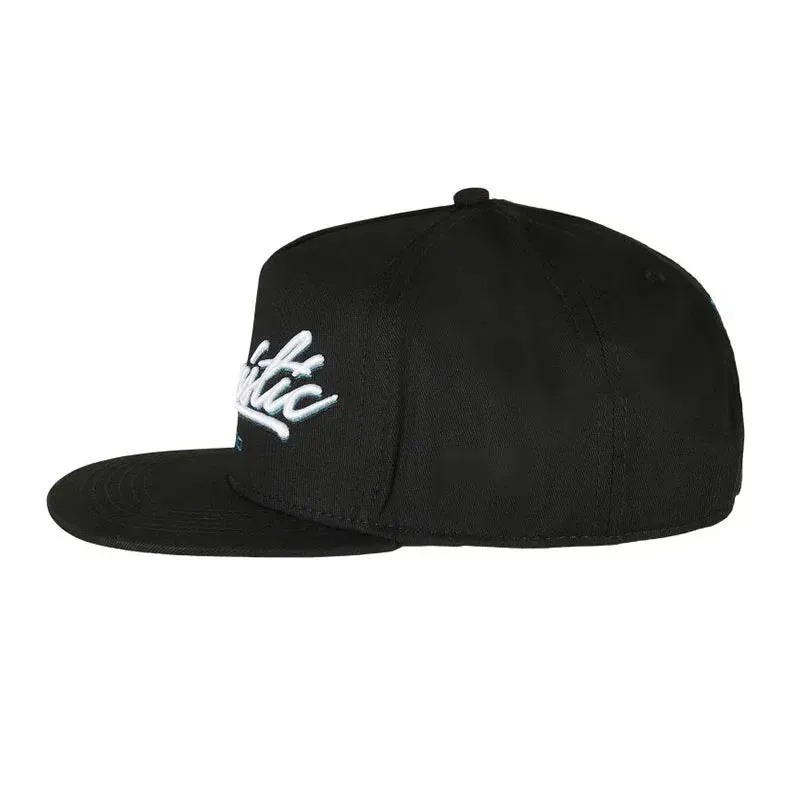 Futuristic Wizard Black Snapback Cap