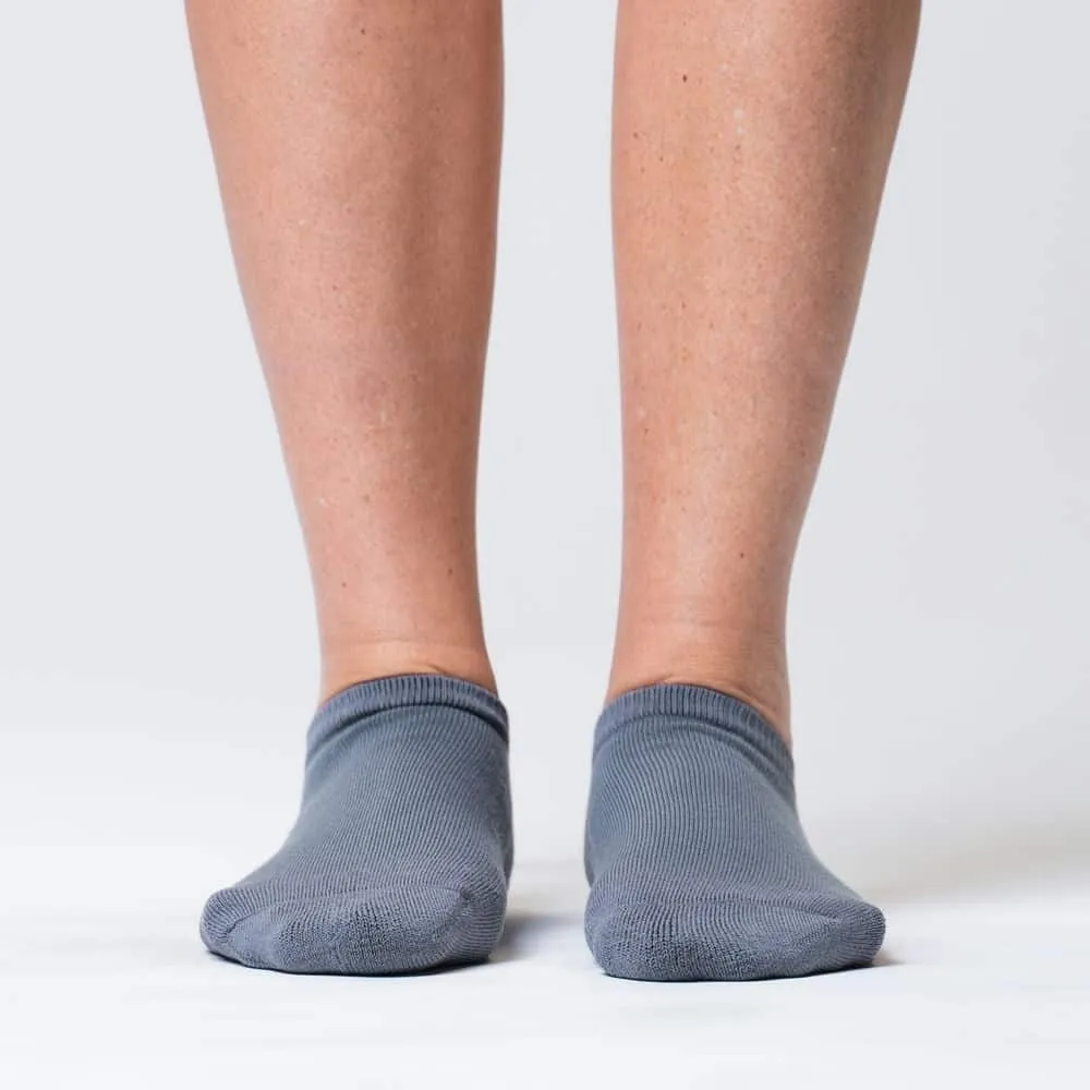 Gray Ankle Socks