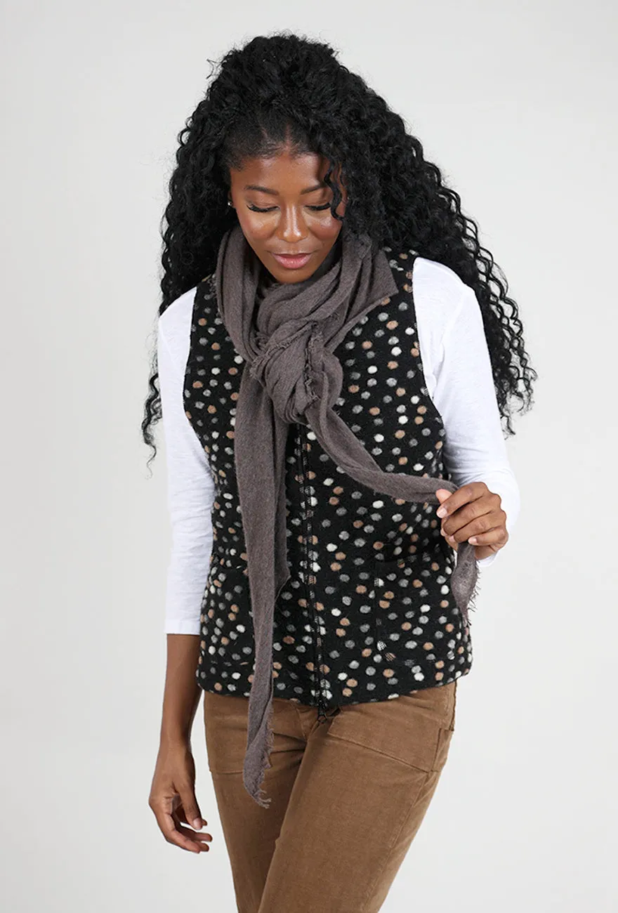 Grisal Love Cashmere Scarf, Brown Top