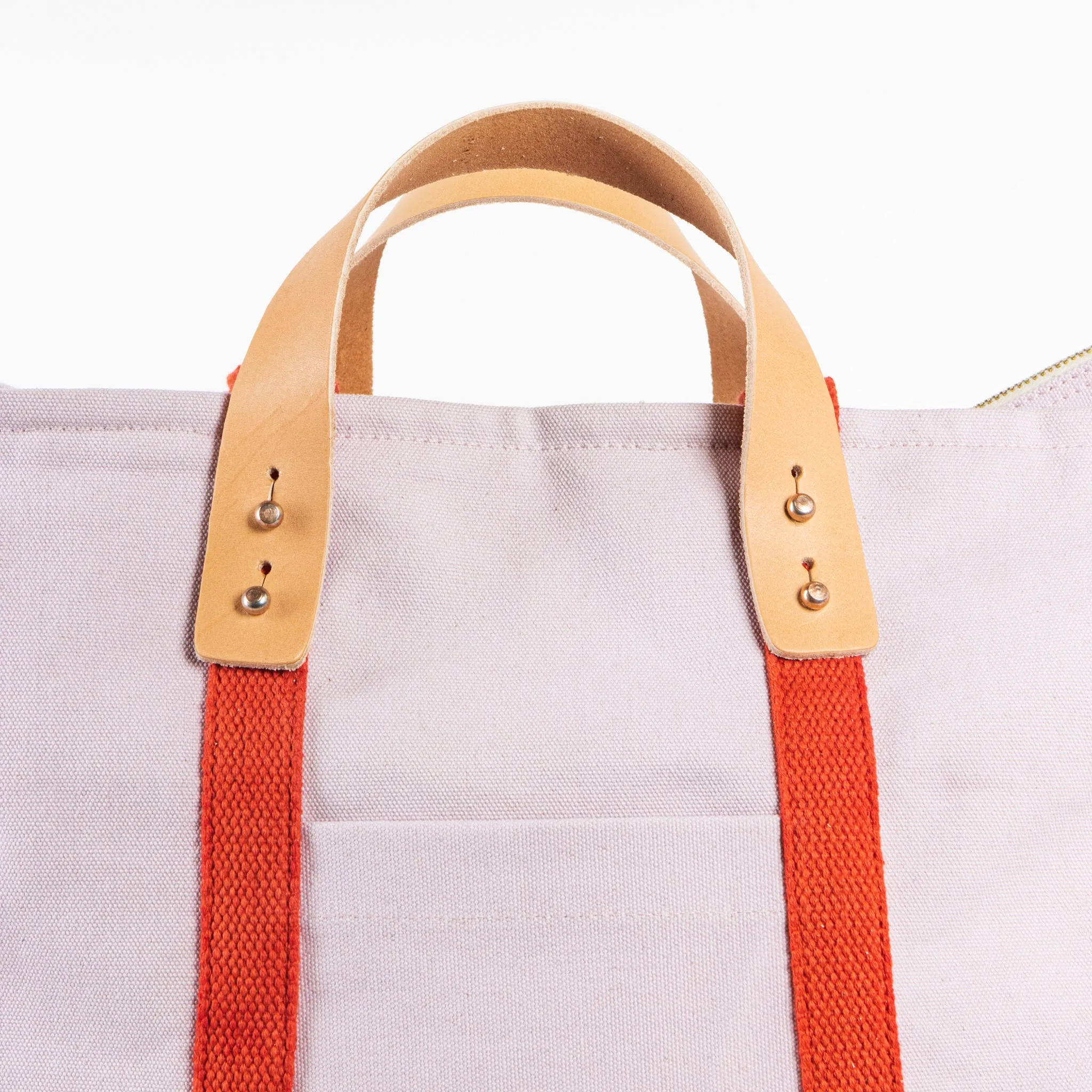 Jumbo Zipper Tote | Sky