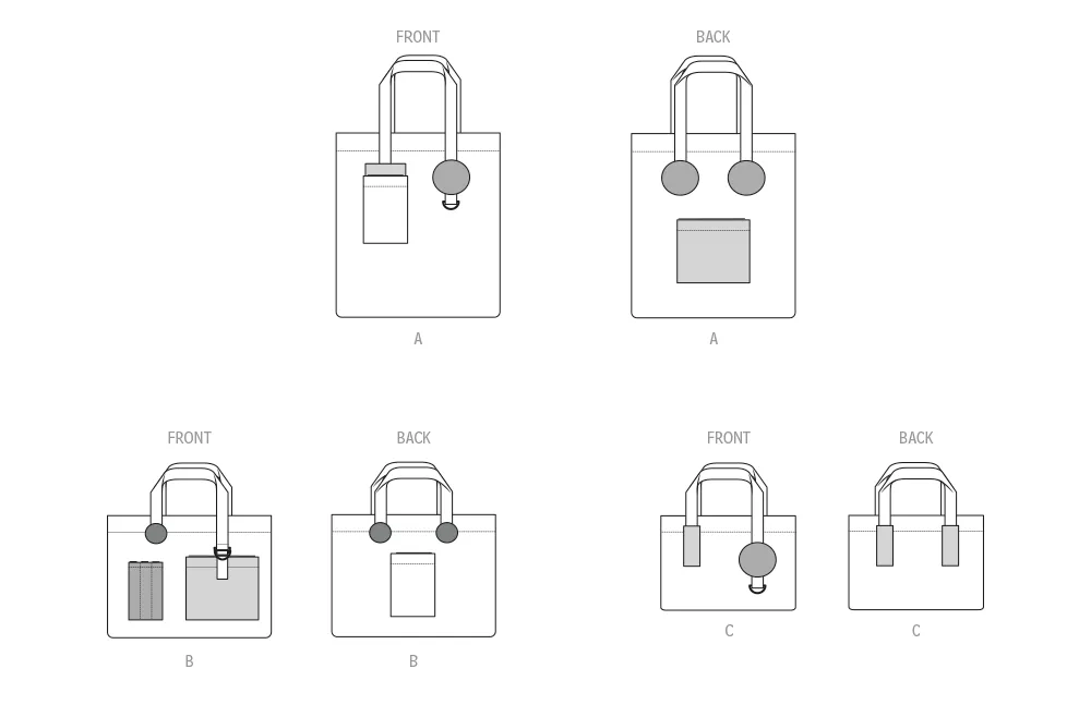 McCall's sewing pattern 8521 Tote Bags