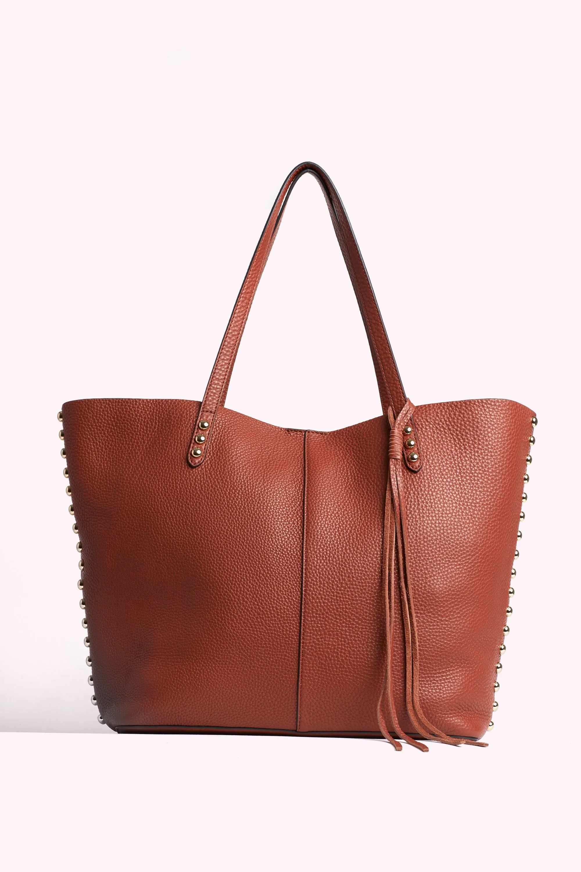 Medium Unlined Tote with Dome Studs