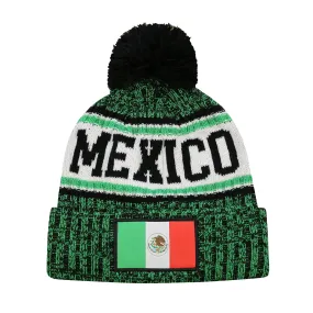 Mexico Adult Crowned Unisex Pom Beanie