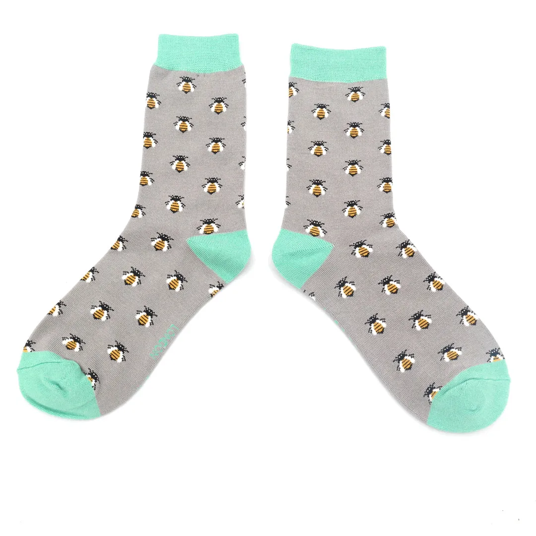 Miss Sparrow Honey Bees Bamboo Socks