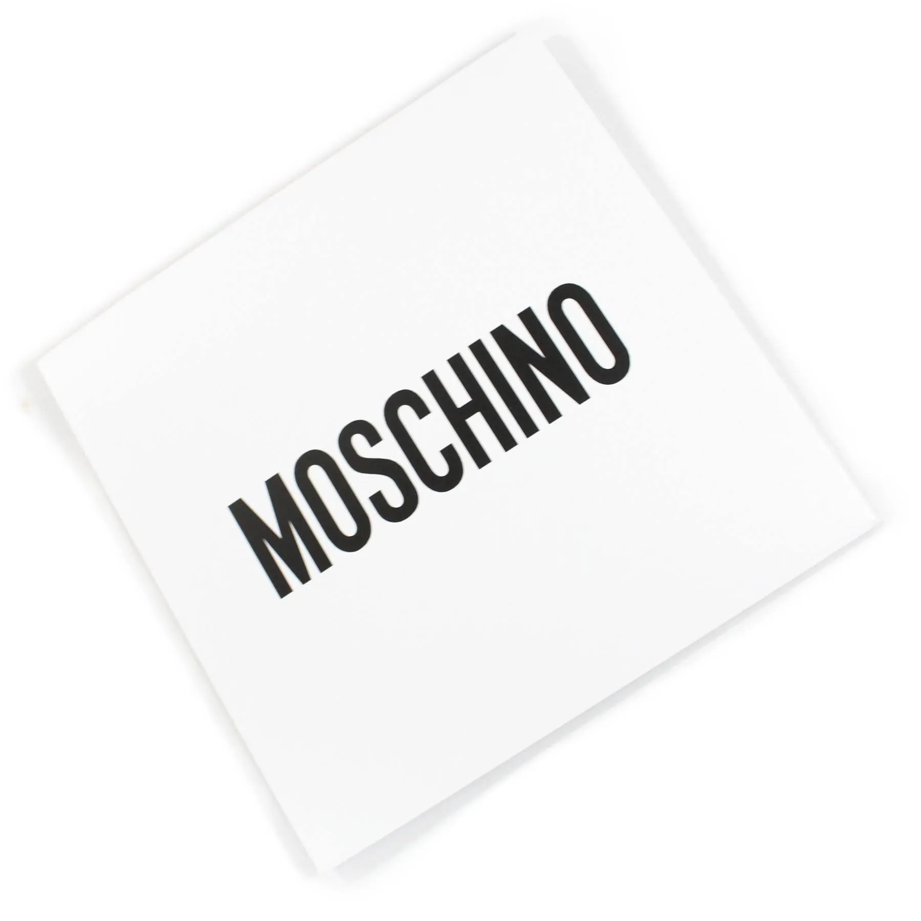 Moschino Scarf Blue Signature Design - Square Silk Foulard - 2024 Collection SALE