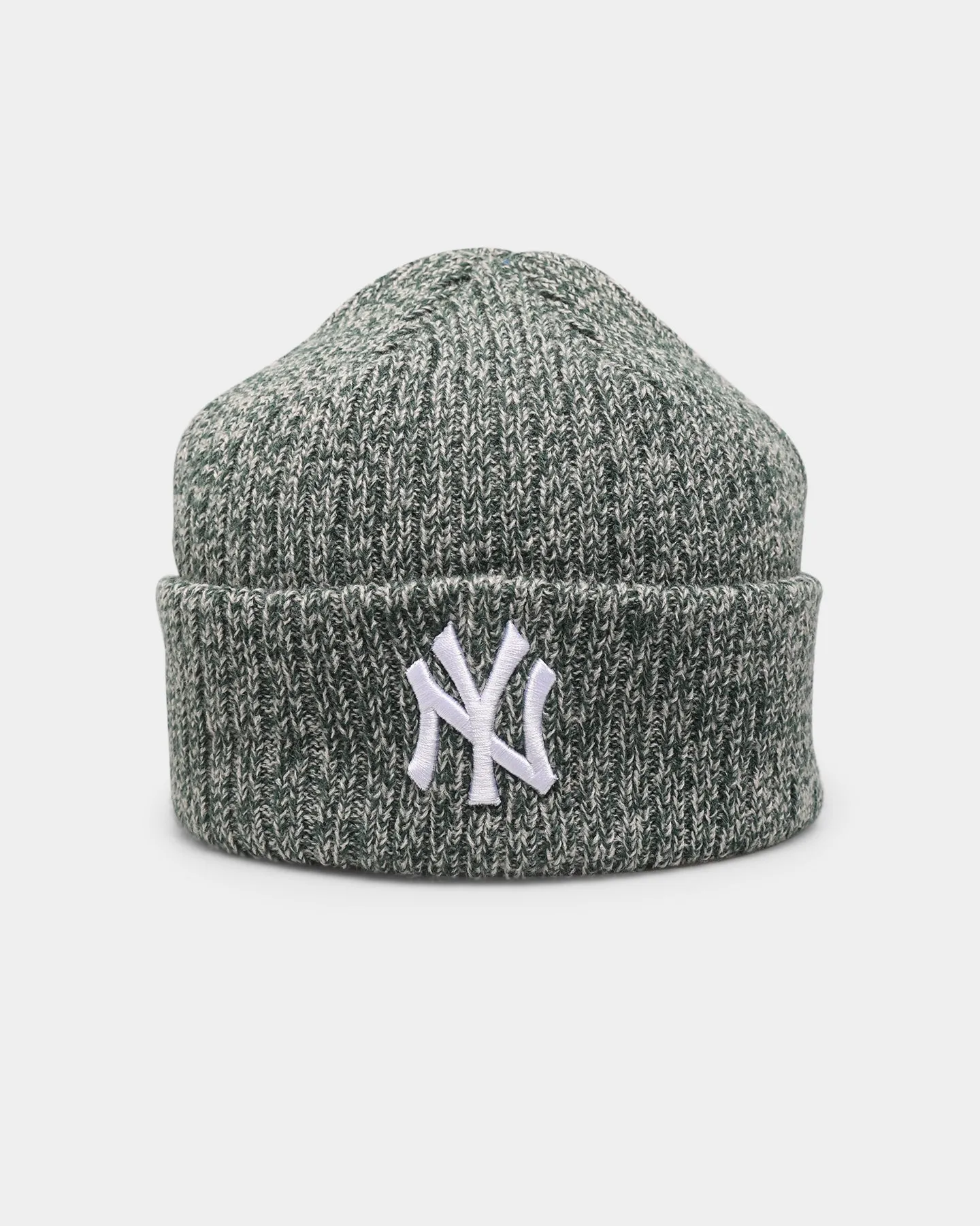 New Era New York Yankees 'Thin Knit' Beanie Dark Green/Stone