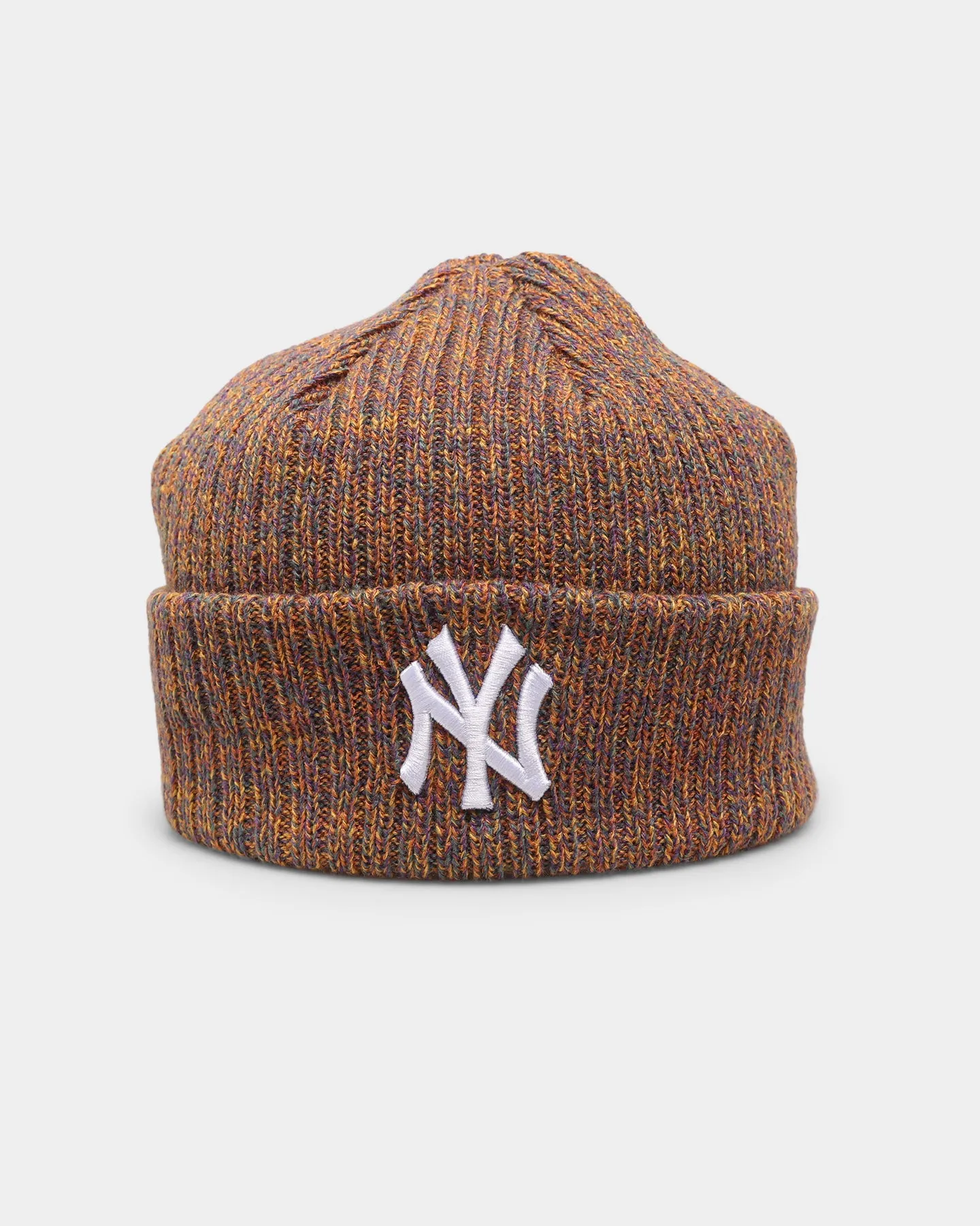 New Era New York Yankees 'Thin Knit' Beanie Dark Rust