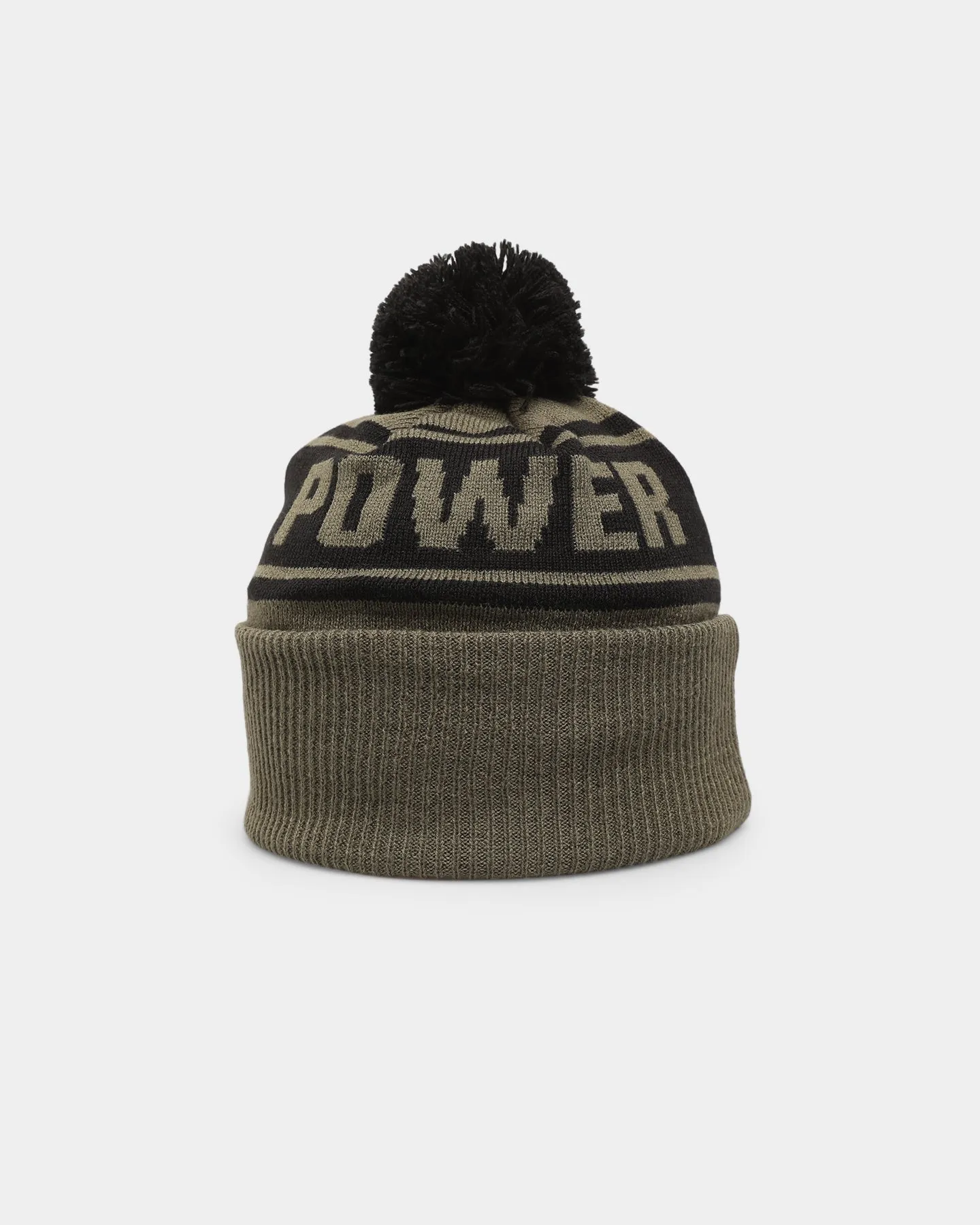 New Era Port Adelaide Power 'AFL '22 Olive' Pom Knit Beanie Green