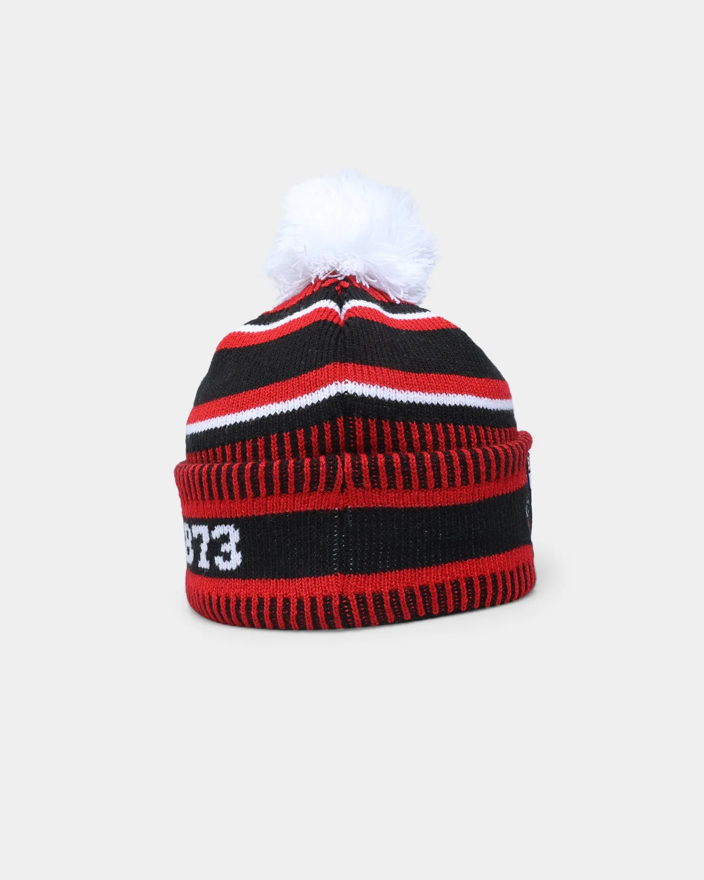 New Era St. Kilda Saints AFL Opening Bounce 2022 Pom Wordmark Beanie Red