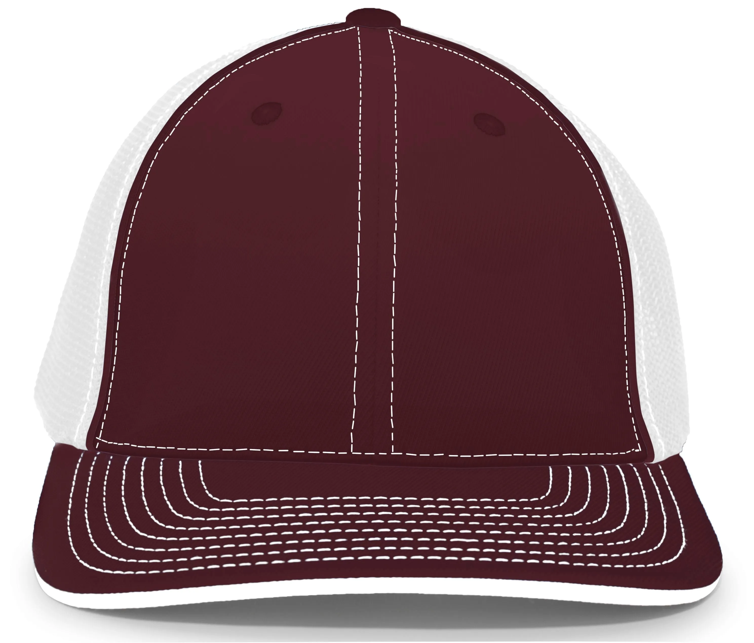 Pacific Headwear Trucker PacFlex Cap - Maroon/Graphite/Graphite