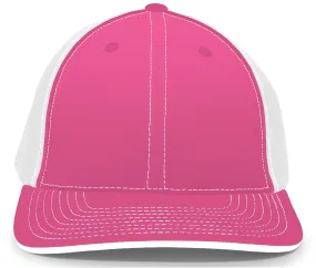 Pacific Headwear Trucker PacFlex Cap - Pink/White/Pink