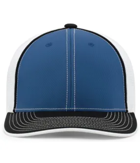 Pacific Headwear Trucker PacFlex Cap - Royal/White/Black