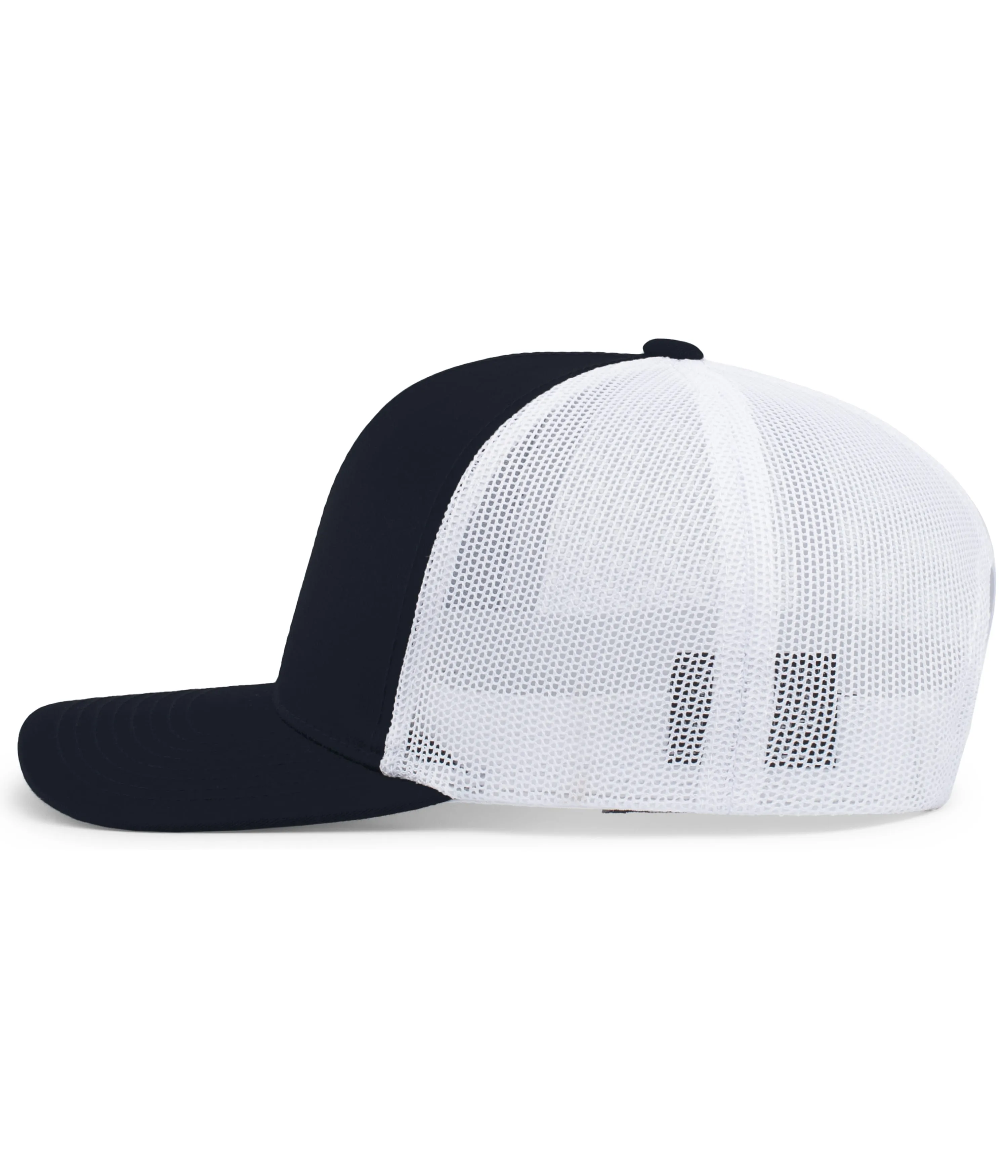 Pacific Headwear Trucker Snapback Cap - Navy/White/Navy