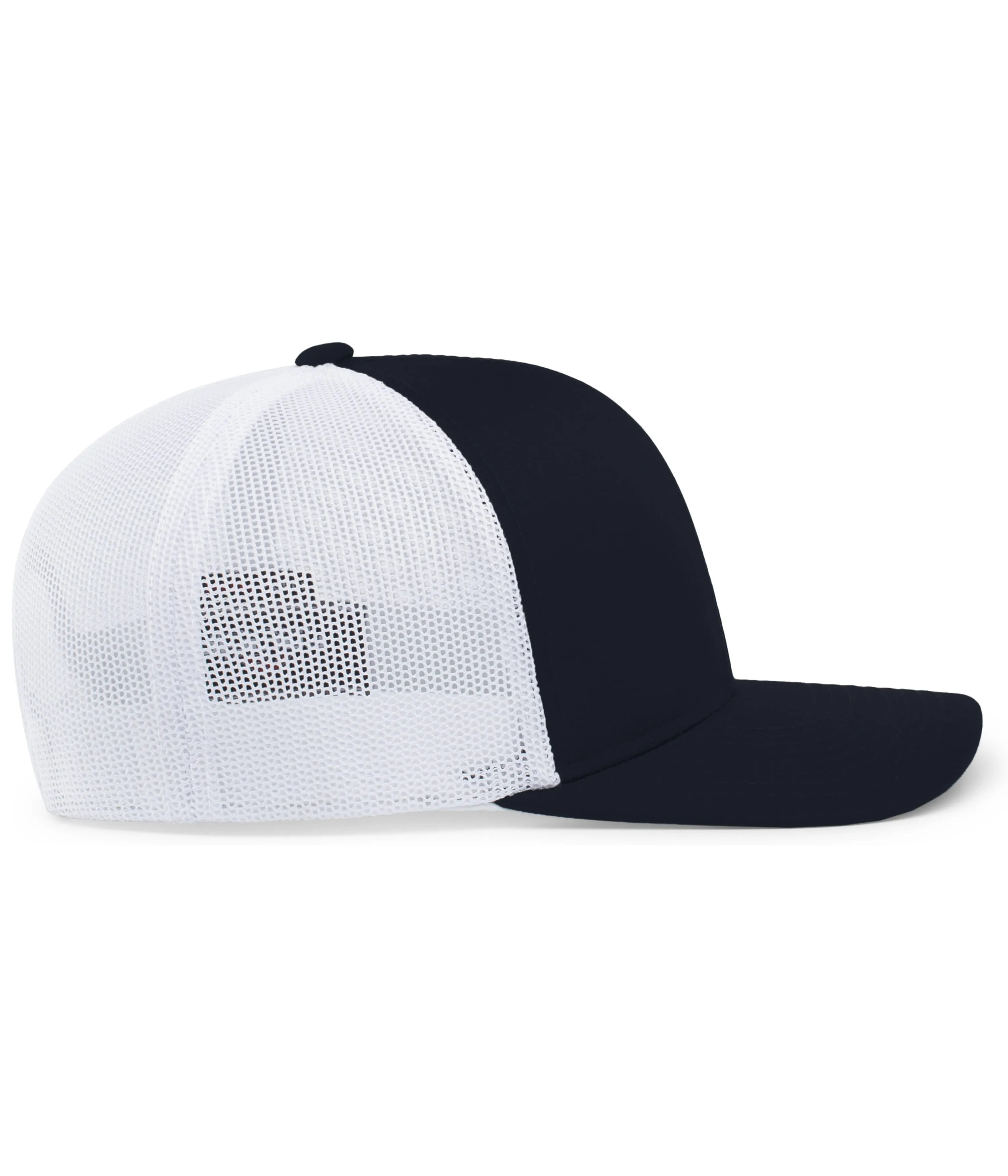 Pacific Headwear Trucker Snapback Cap - Navy/White/Navy