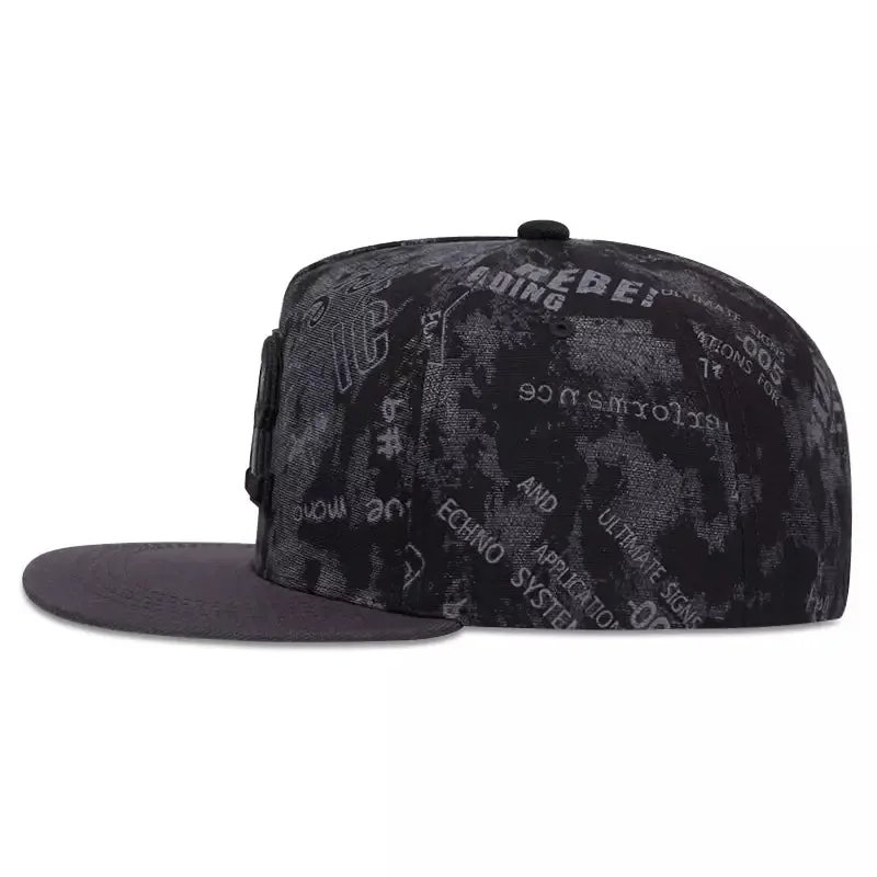 Rockstar Graffiti Snapback Cap