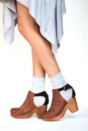 Ruffled Crew Socks | 10 Colors