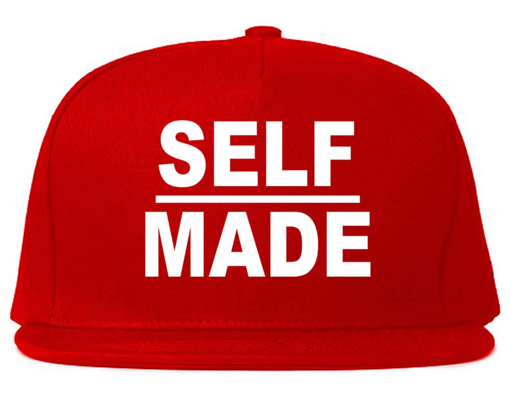 Self Made Snapback Hat Cap