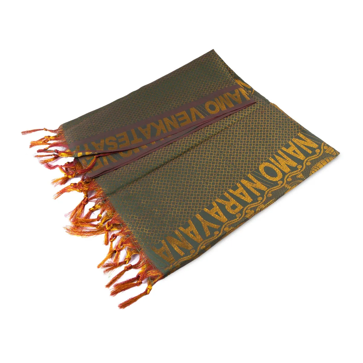 Shawl  - 2 Mtr - Alamelu Balaji| Ponnadai Jari Shawls for Men/ Assorted Colour and Design