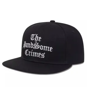 The Awesome Crimes Black Snapback Cap