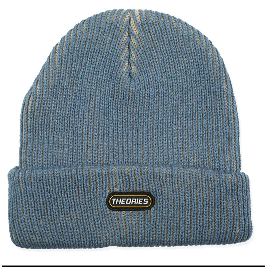 Theories 2-Tone Knit Beanie Cream