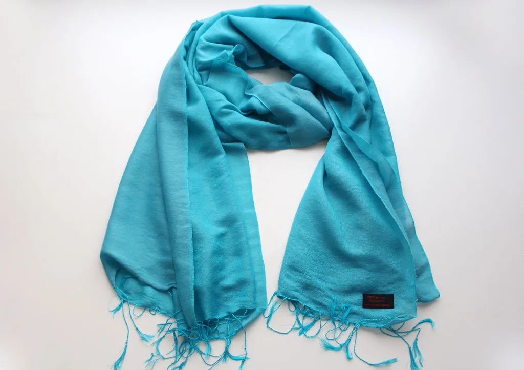 Turquoise Water Pashmina Shawl