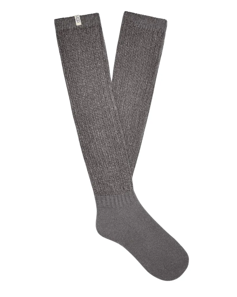 UGG Charcoal Clarice Tall Slouchy Socks