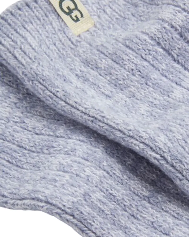 UGG Icelandic Blue Rib Knit Slouchy Crew Socks