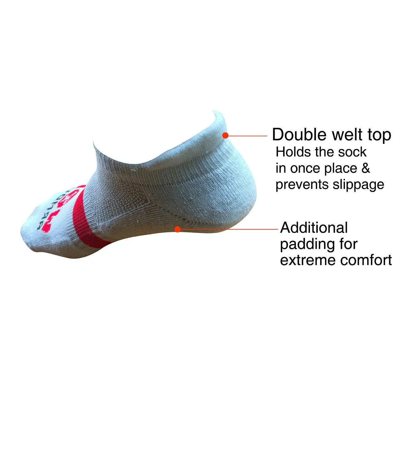 WOD ARMOUR | MENS Ankle Length Breathable Training Socks | KIBI SPORTS