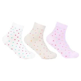 Women's Minimalistic Buzz Anklet Socks - Pack of 3