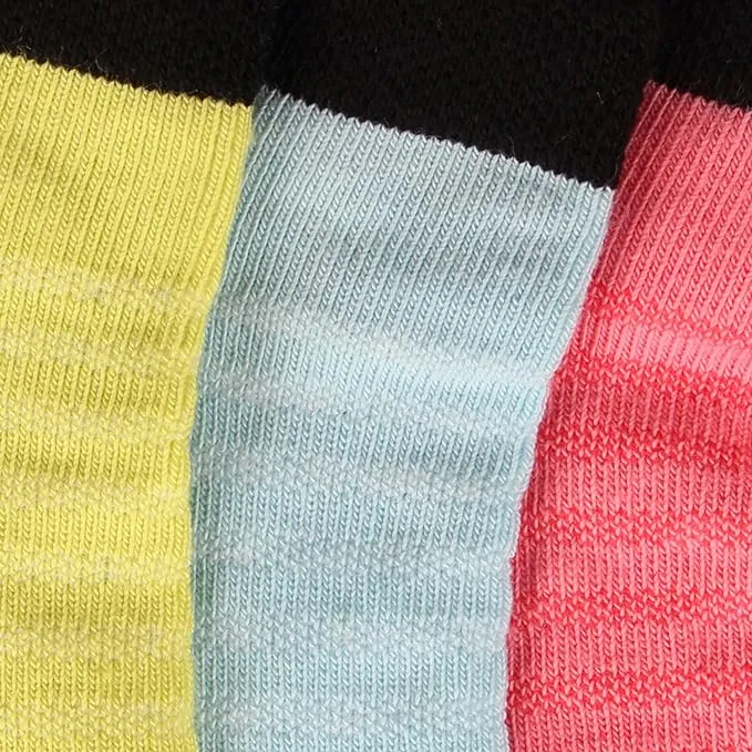 Women's Neon Set of Secret Length Socks - Pack of 3